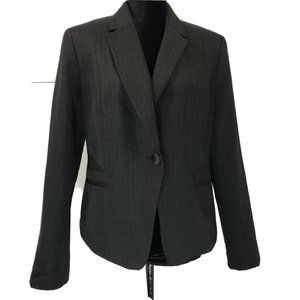 9&Co. Suit Separates Women’s One Button Black Blazer Jacket Size: 14